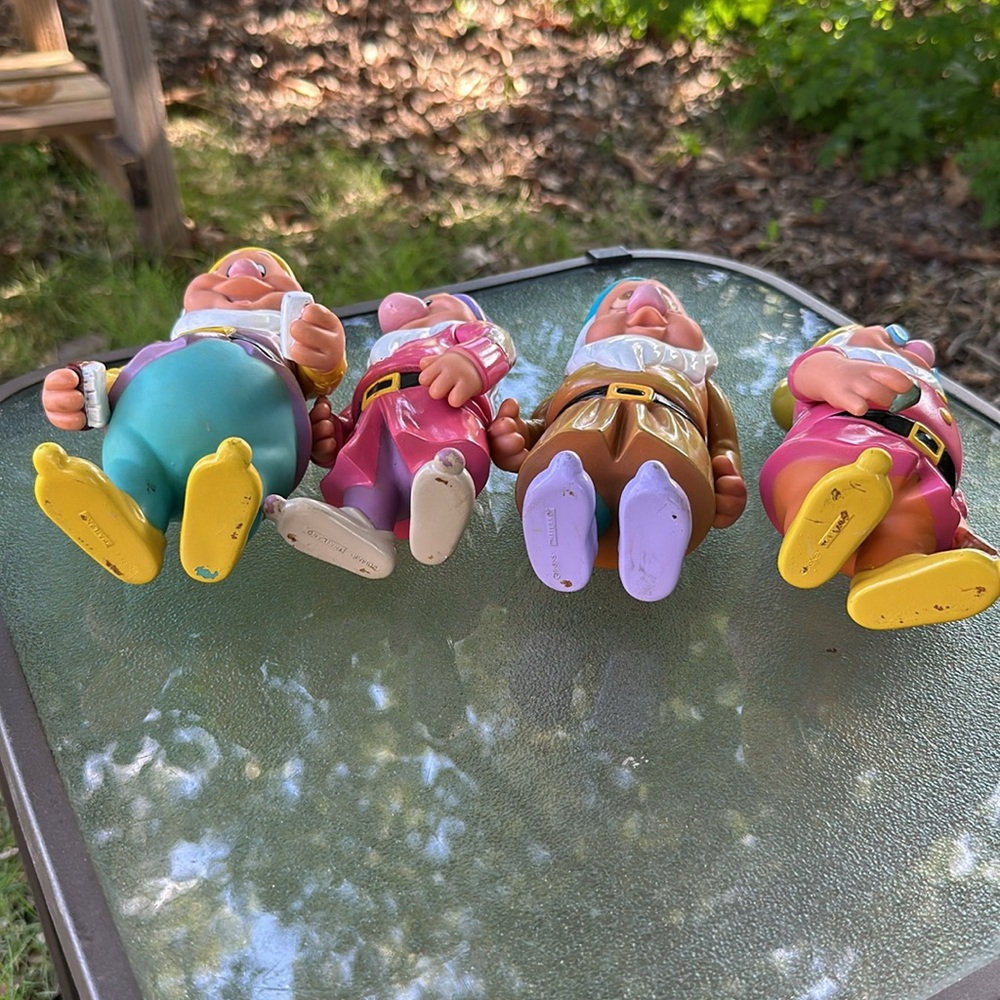 Disney vintage 4 Dwarfs - Picture 3 of 4